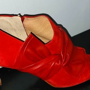 Louise etc Cie Candy Apple Red Bootie **Does not comw with box